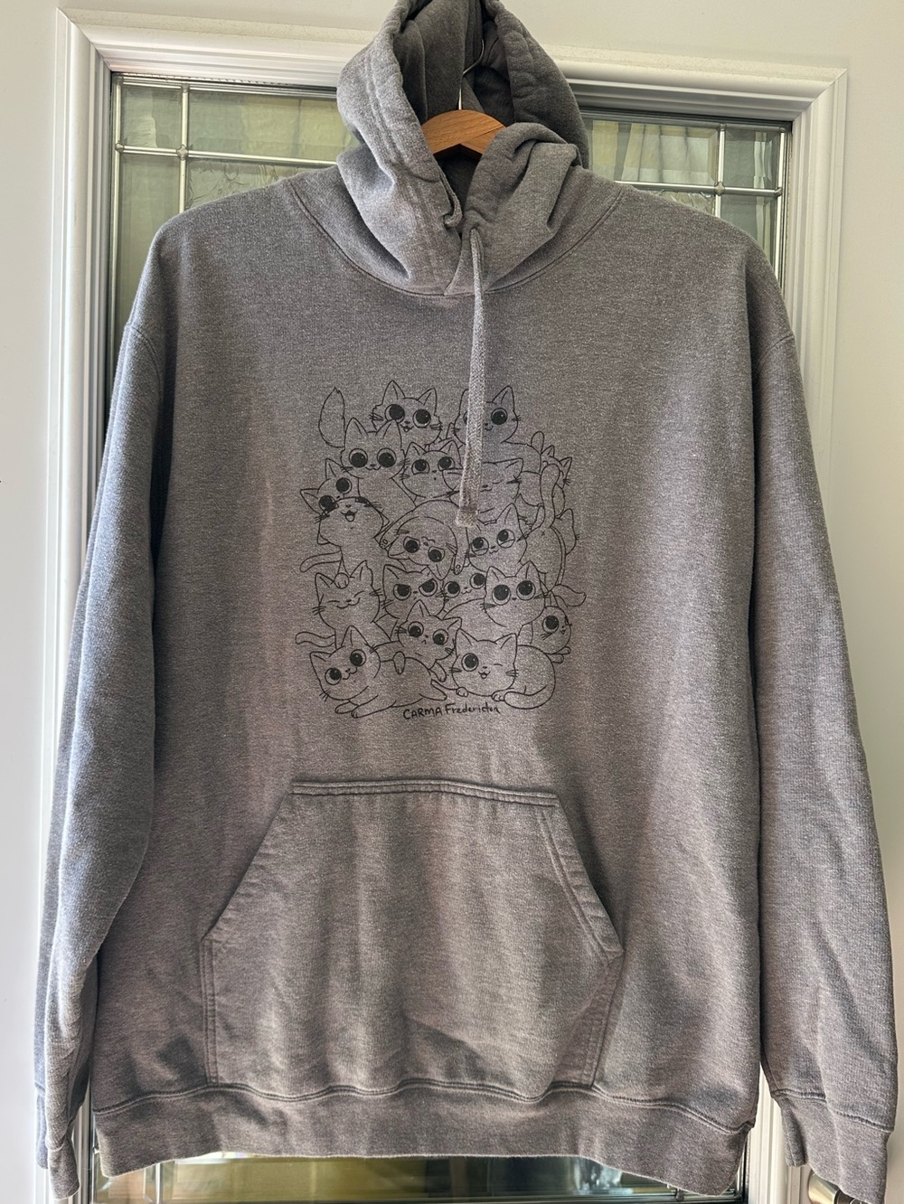 Gray Women's Carma Fredericton Kitty Pullover Hoodie